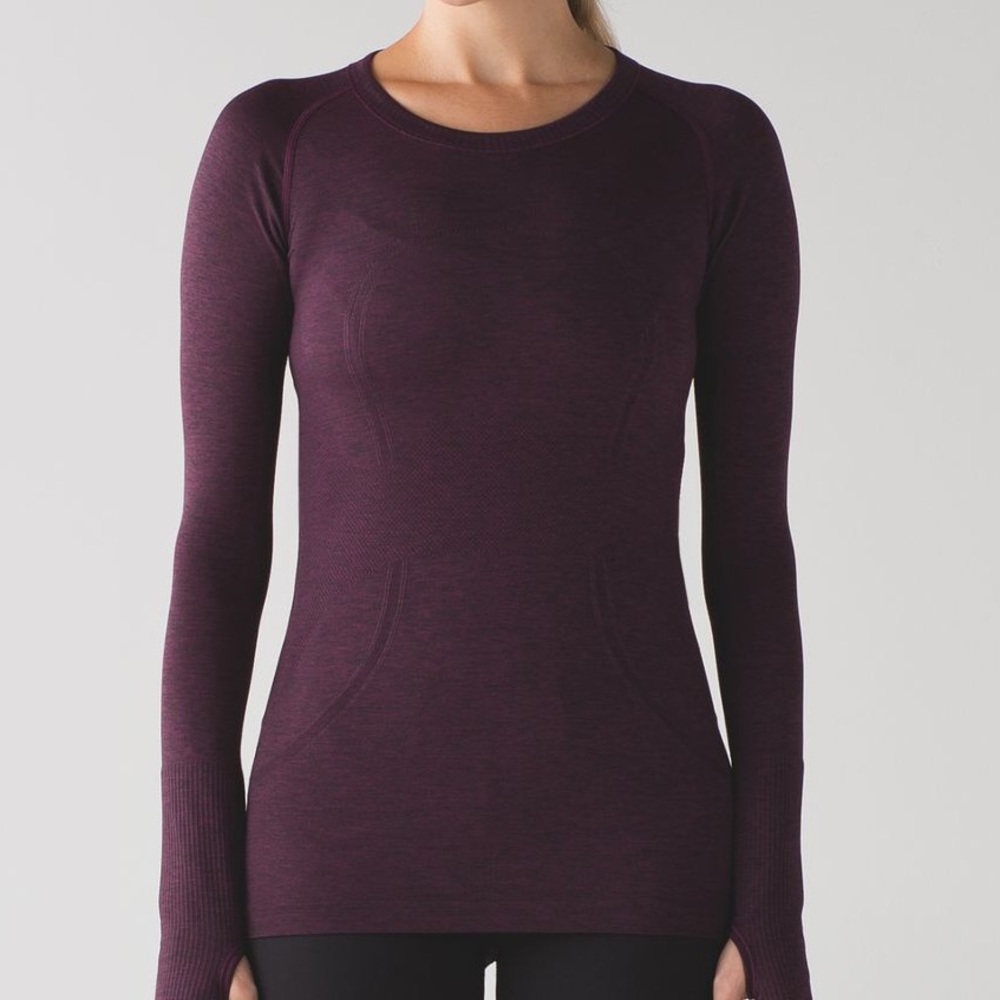 Black cherry swiftly Lululemon - PERFECT condition